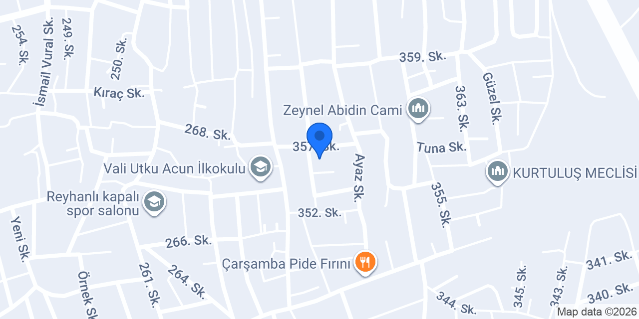 Reyhanlı Merkez Taksi konumu