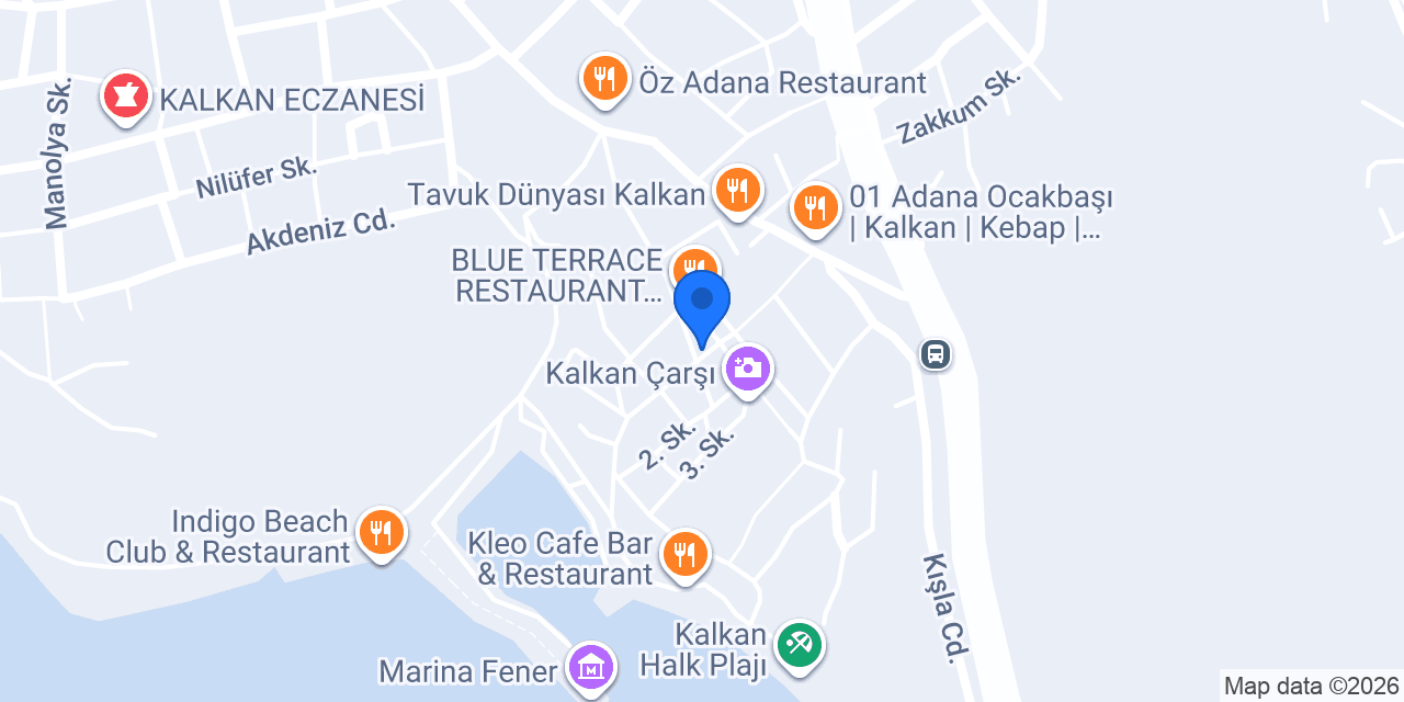 Sade Terrace Restaurant konumu