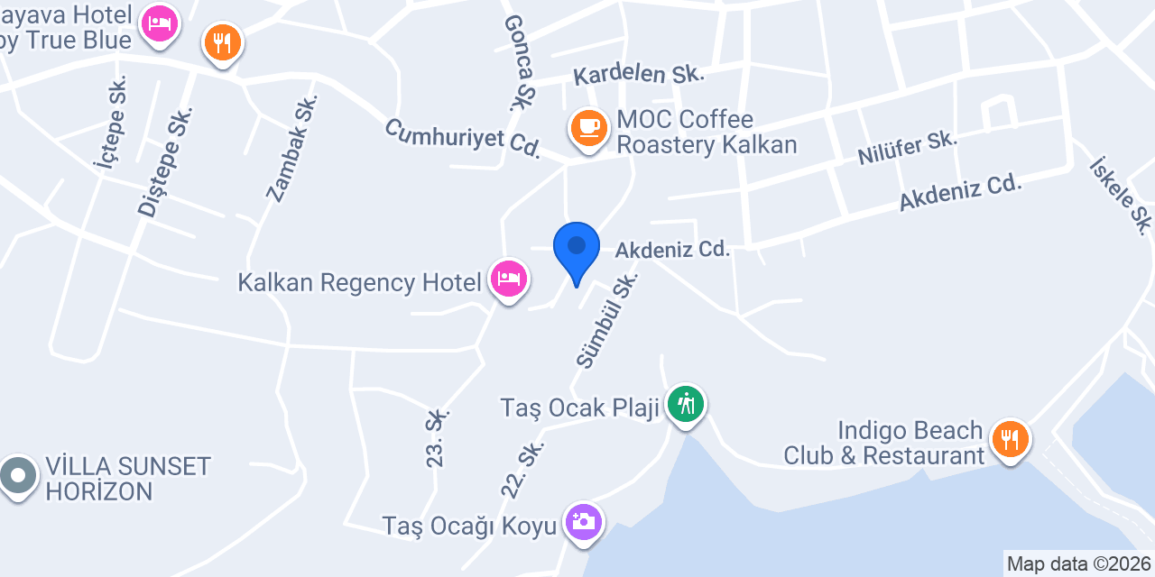 Kalkan Lyciasun Apart konumu