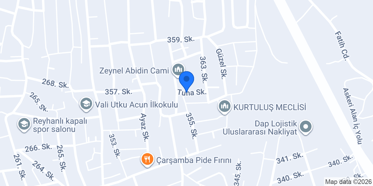 Emin Otomotiv konumu