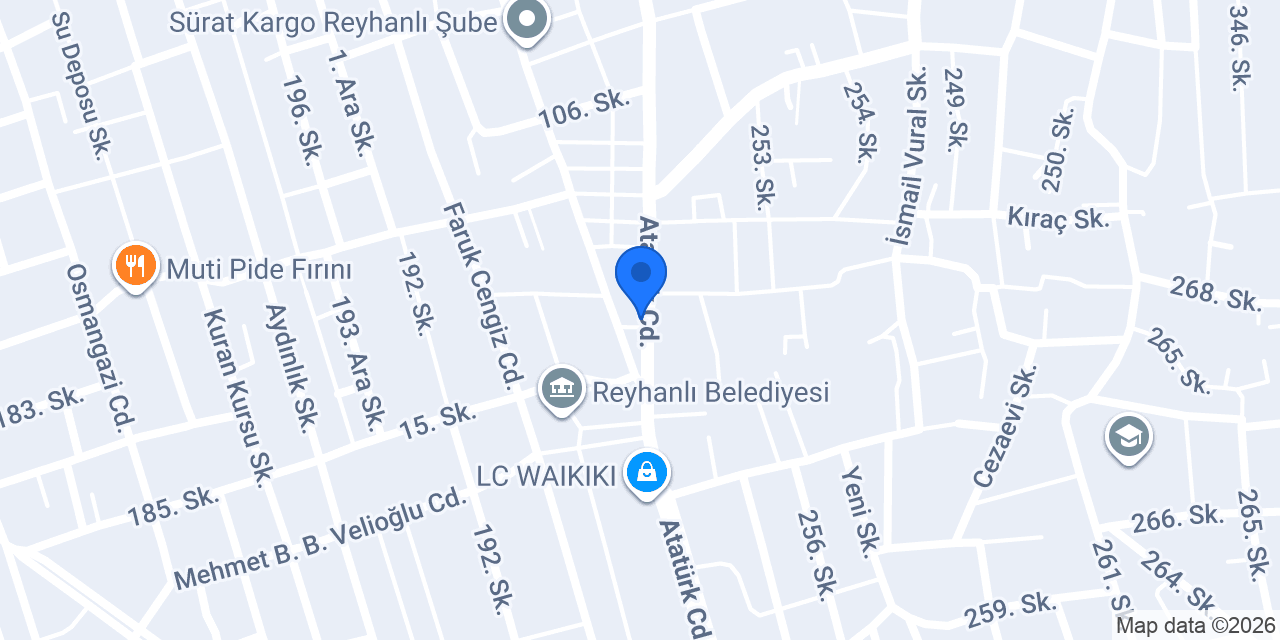 Orkide Çiçekcilik konumu
