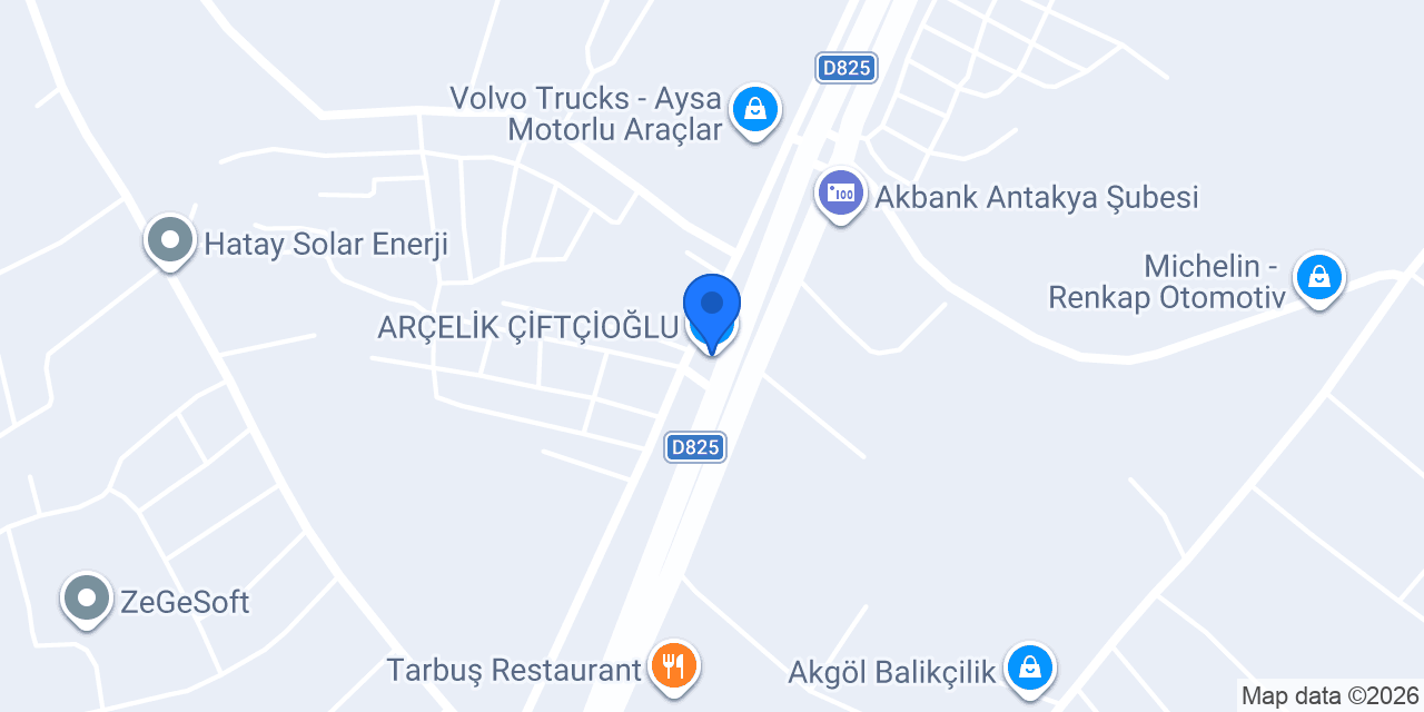 ARÇELİK ÇİFTÇİOĞLU konumu