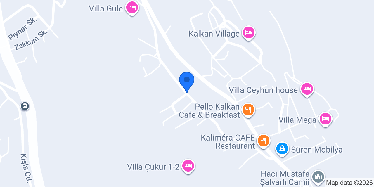 Villa Görkemli konumu