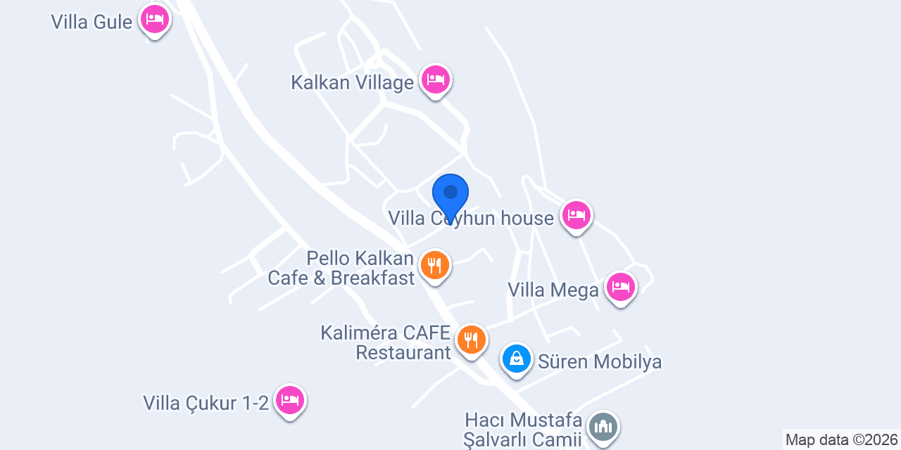 Villa Ali Paşa konumu