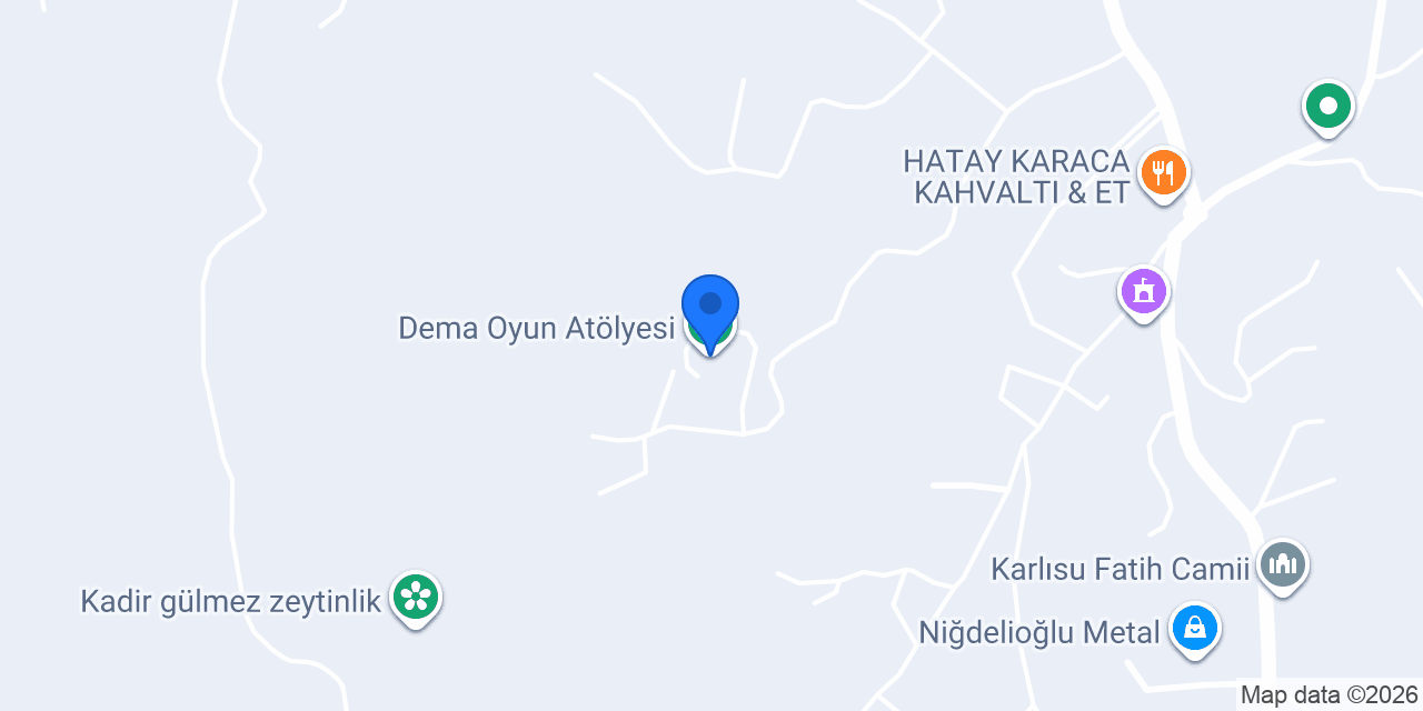 Dema Oyun Atölyesi konumu