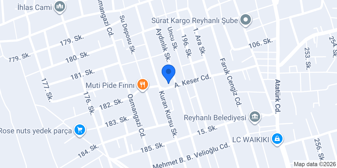 Enes Market konumu