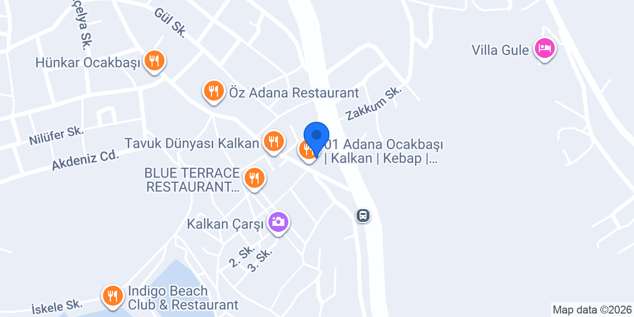 Kalkan Escapes konumu