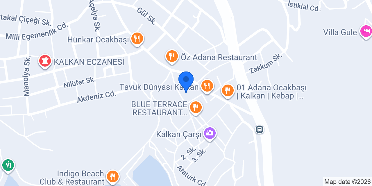 Karaca Market konumu