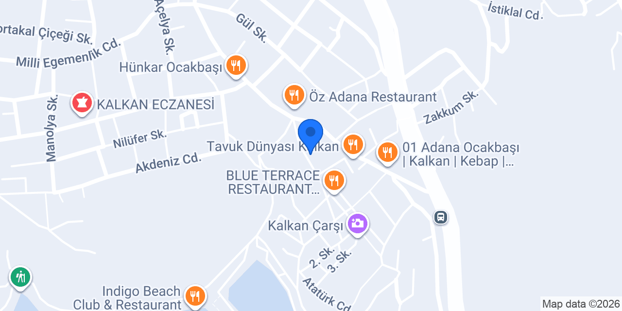 Mussakka Restaurant konumu