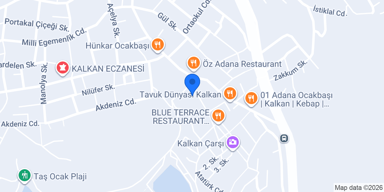 Kalkantaxi konumu