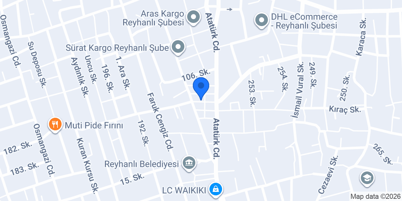 Ergin Pide Fırını konumu