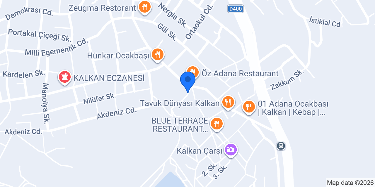 Melek Altıparmak konumu