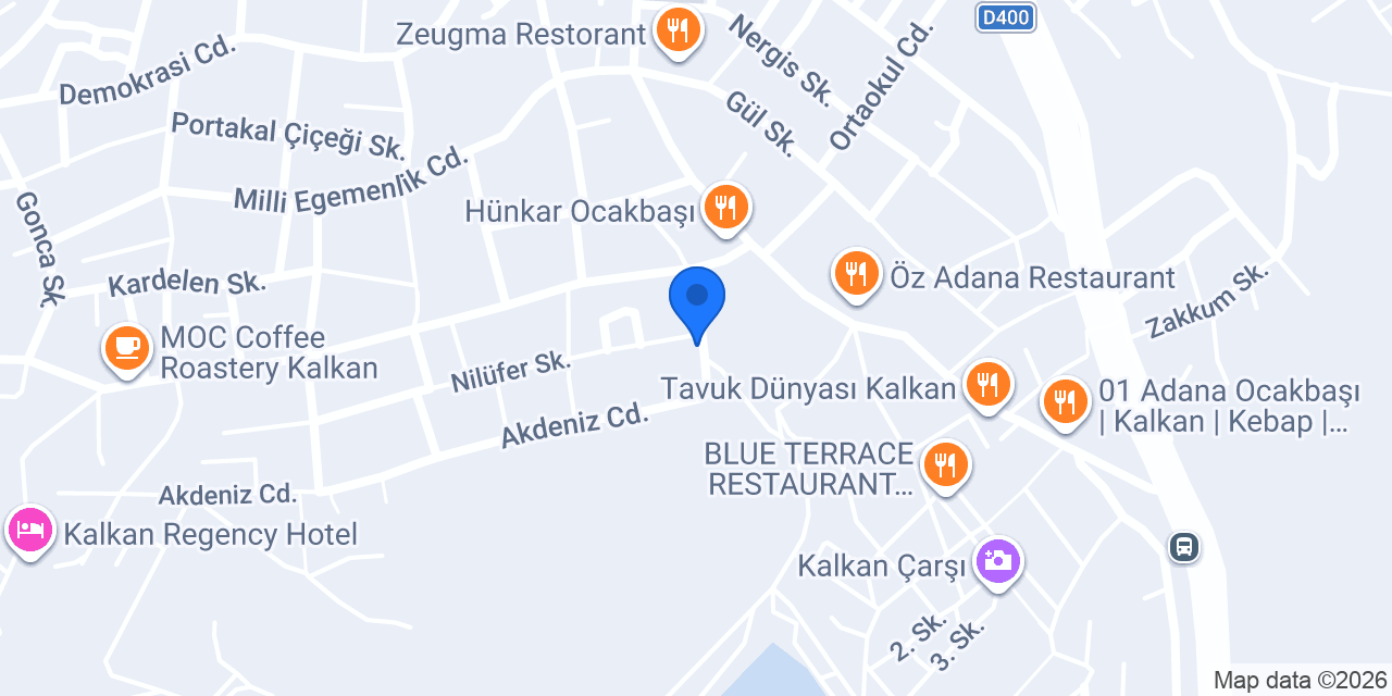 Kalkan Suites Restaurant Bar & More konumu