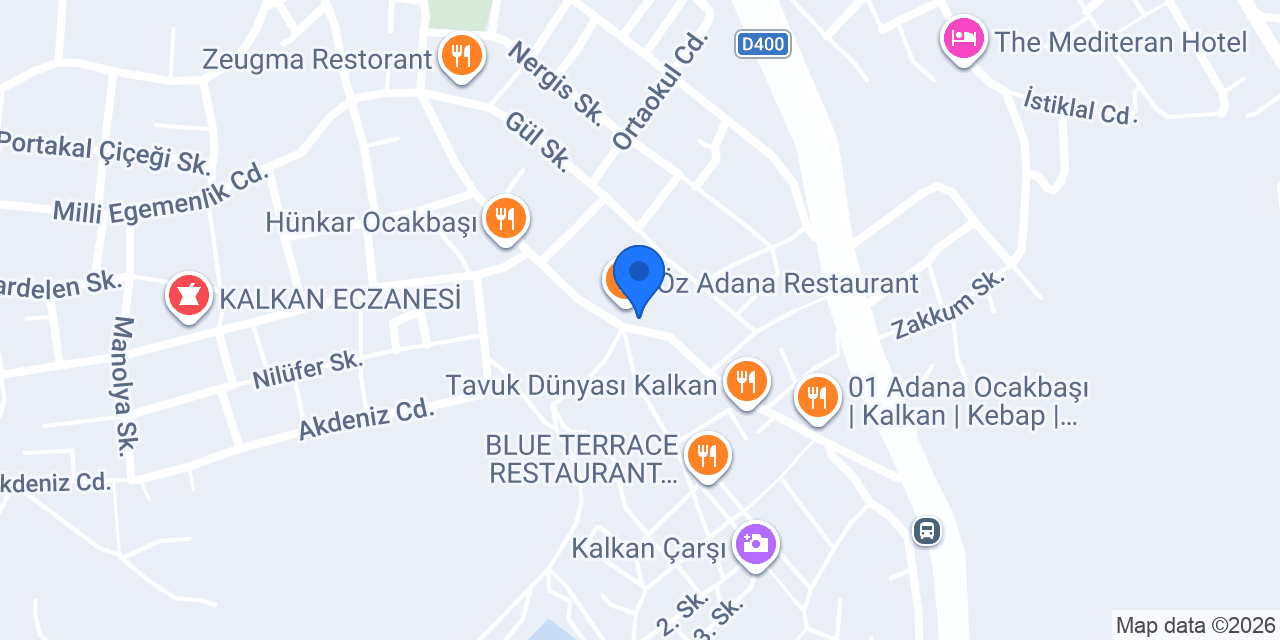 Kalkan Dalaman Shuttle Transfer konumu