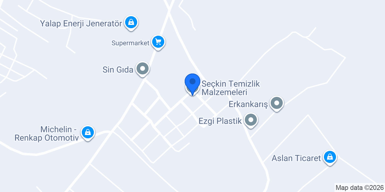 Seçkin Temizlik Malzemeleri konumu