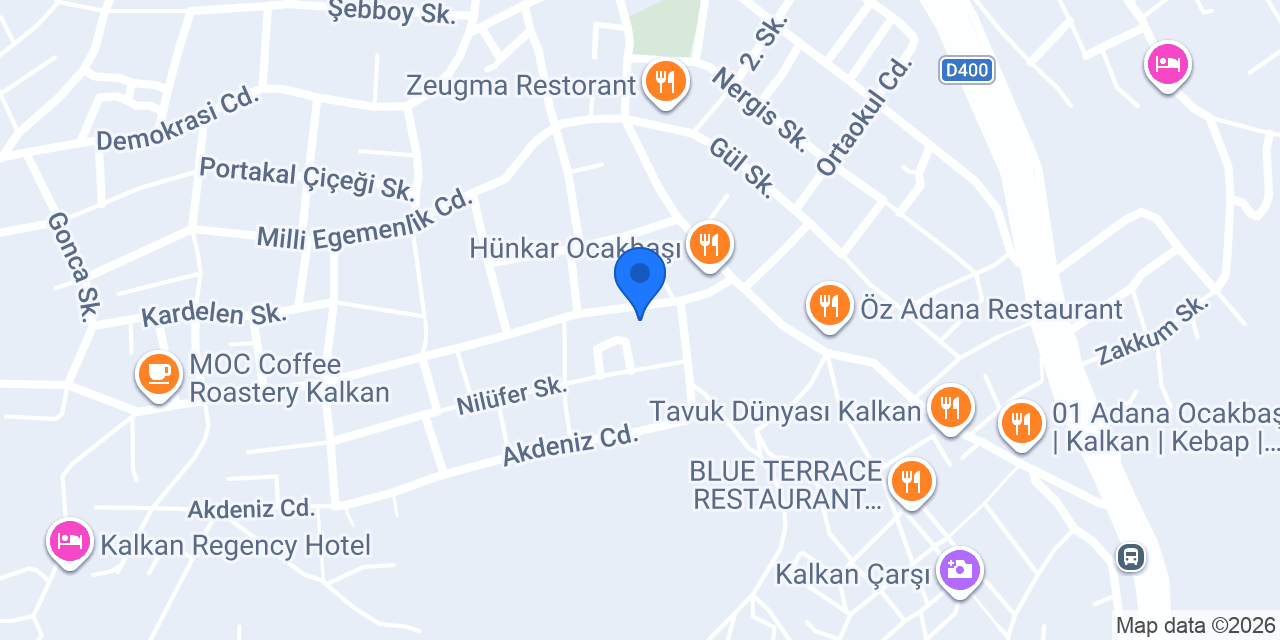 Gonca Çiçekçilik konumu