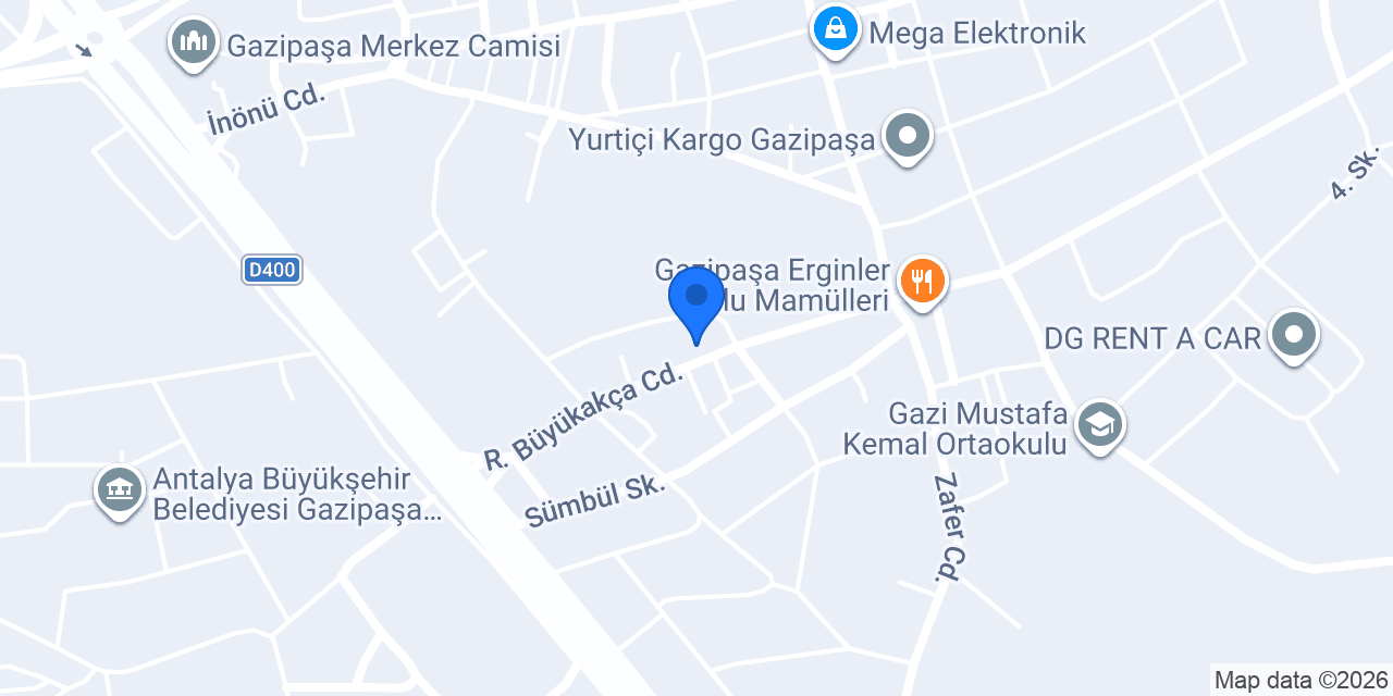 Gazipaşa Havuz konumu