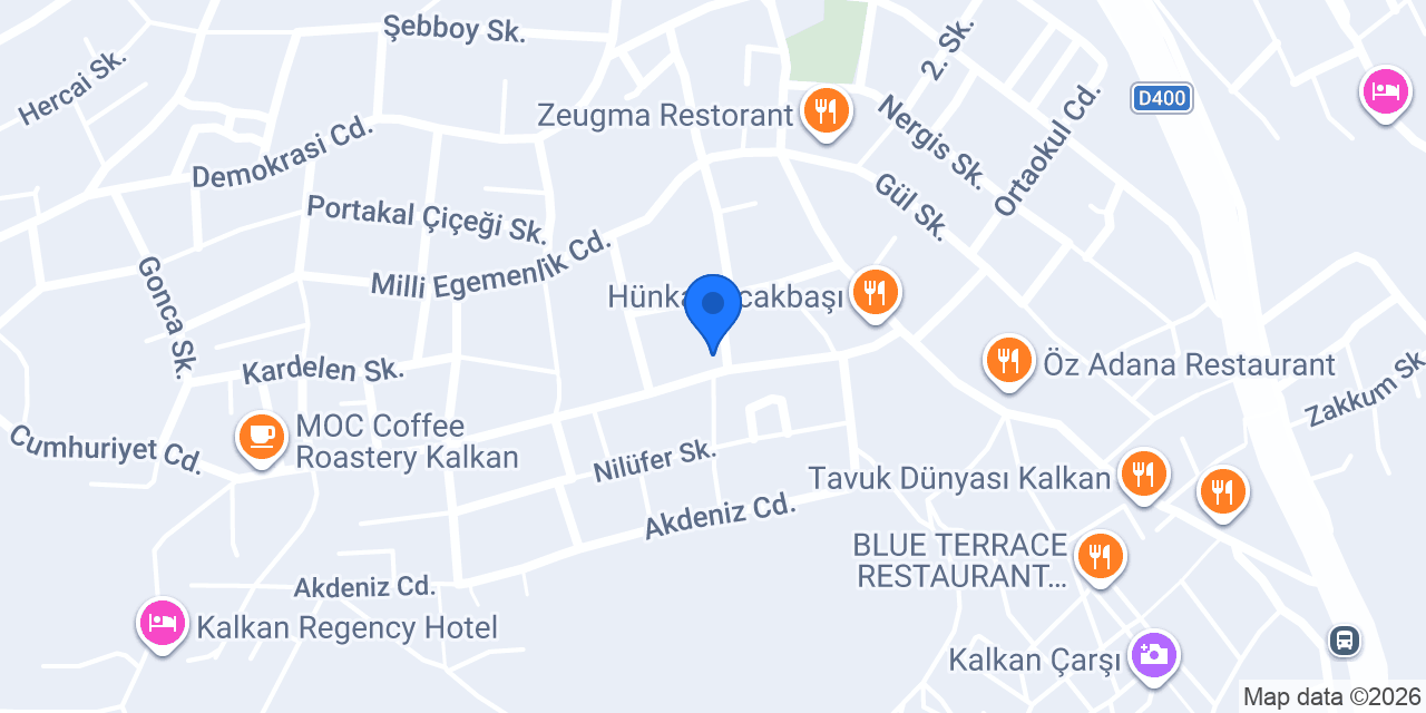 Xpress Tours Kalkan konumu
