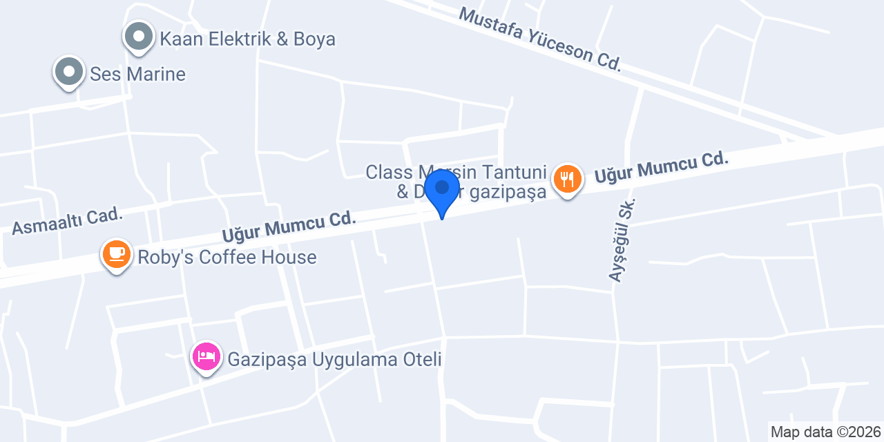 Çikolata Evim Gazipaşa konumu