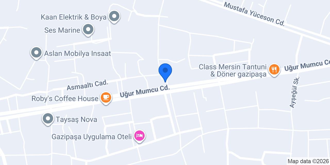 Pigro Coffee Shop Gazipaşa konumu