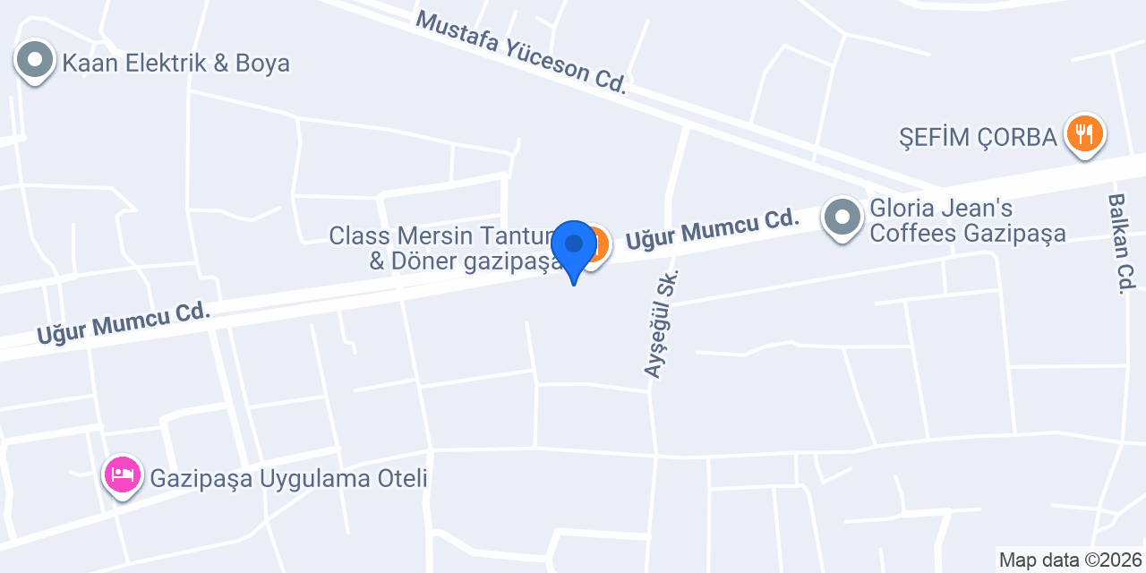 Mimoza Organizasyon konumu