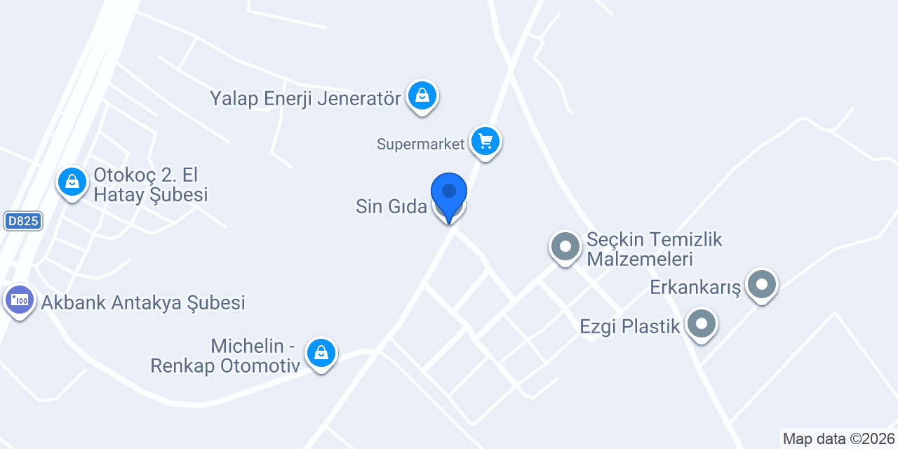 Sin Gıda konumu