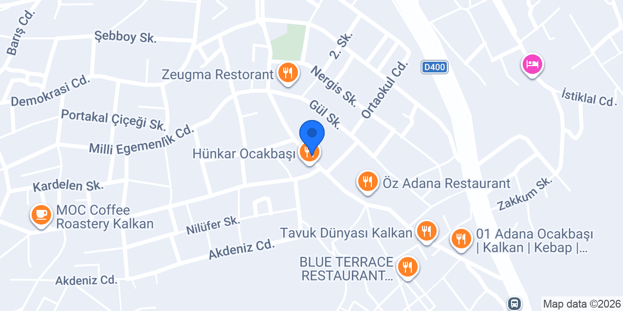 Köşem Pastanesi konumu