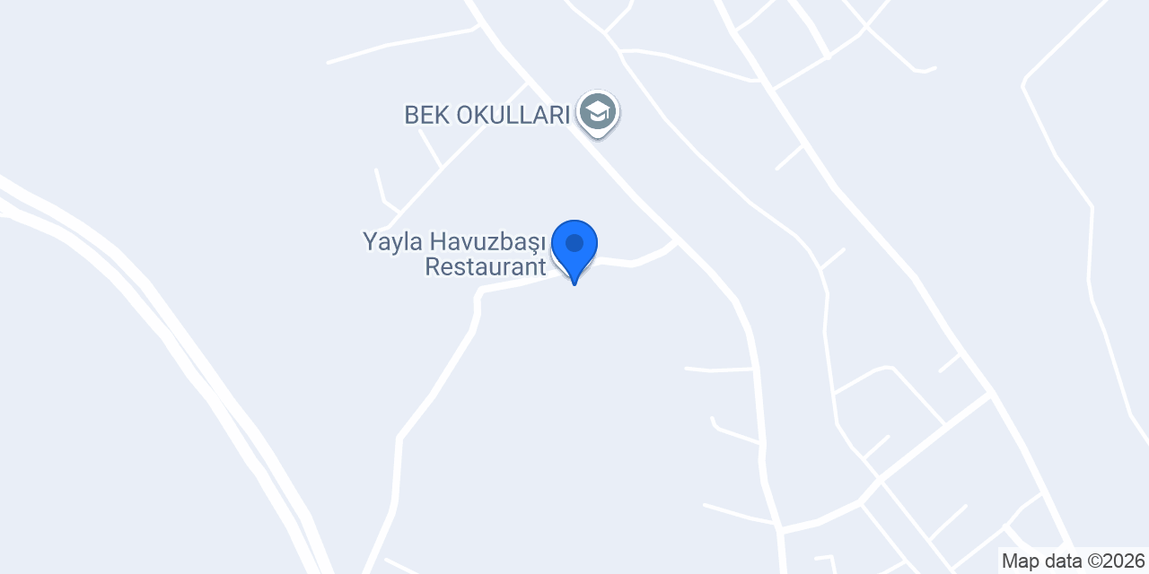 Yayla Havuzbaşı Restaurant konumu