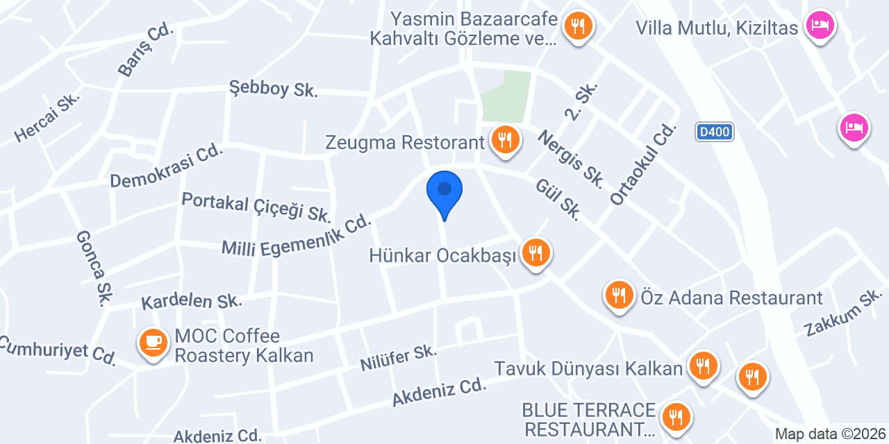 Aşiyan Otel konumu