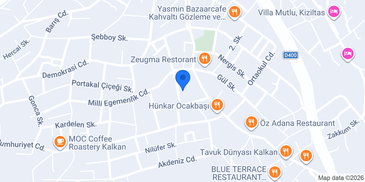 Mercan Kolak Nail Studio konumu