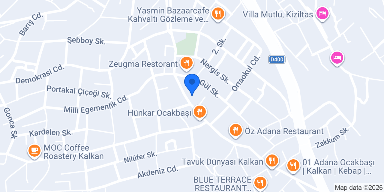 Diş Hekimi Fethi Erdem konumu