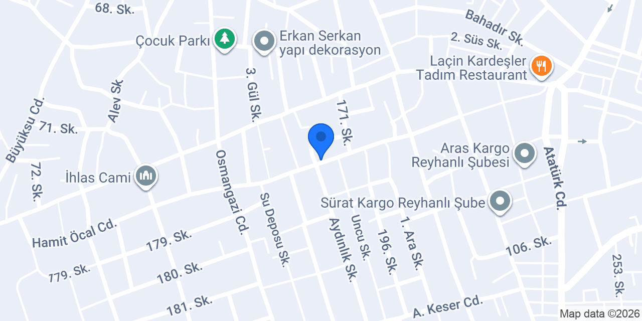 Yeterler Pide Fırını konumu