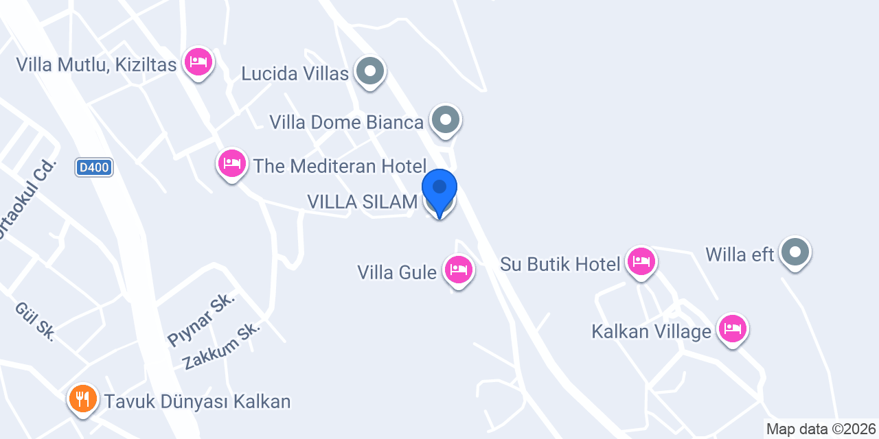 VILLA SILAM konumu