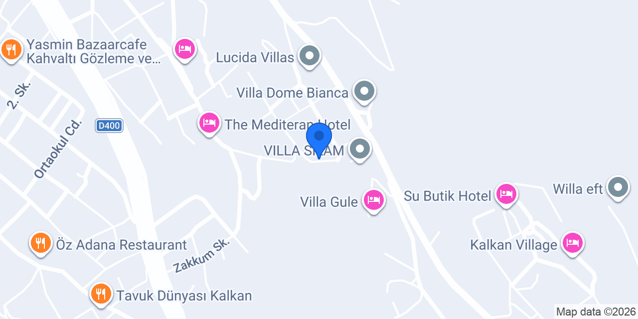 Villa Narin konumu