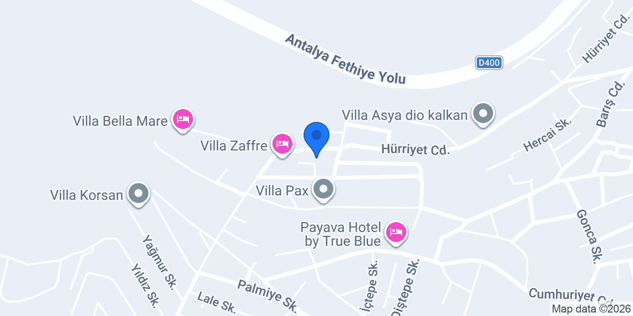 Villa manila konumu