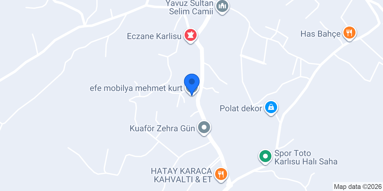 efe mobilya mehmet kurt konumu