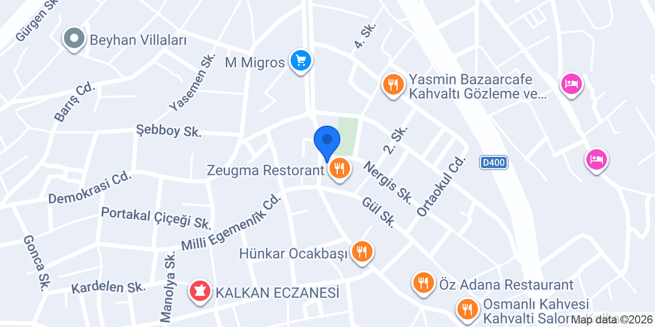 Nur Pastanesi konumu