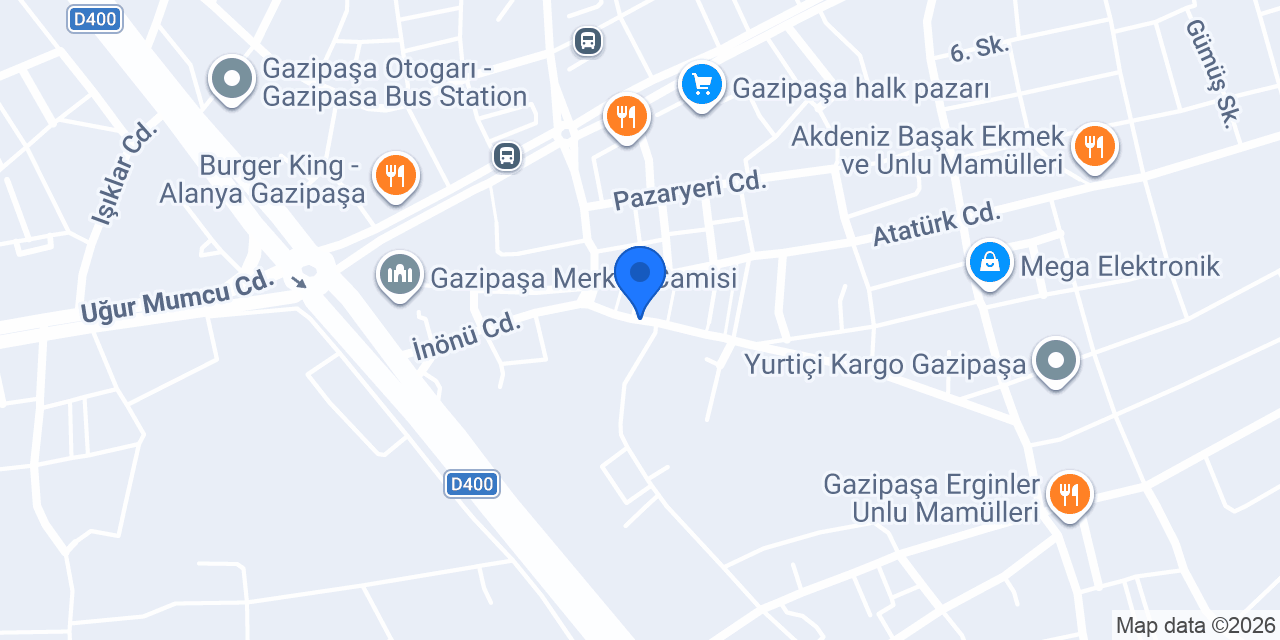 Konyalı Özbekler Pide Salonu konumu