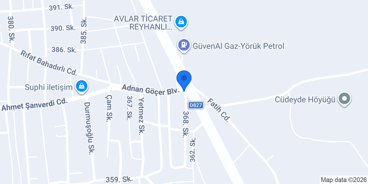 Köşem Market konumu