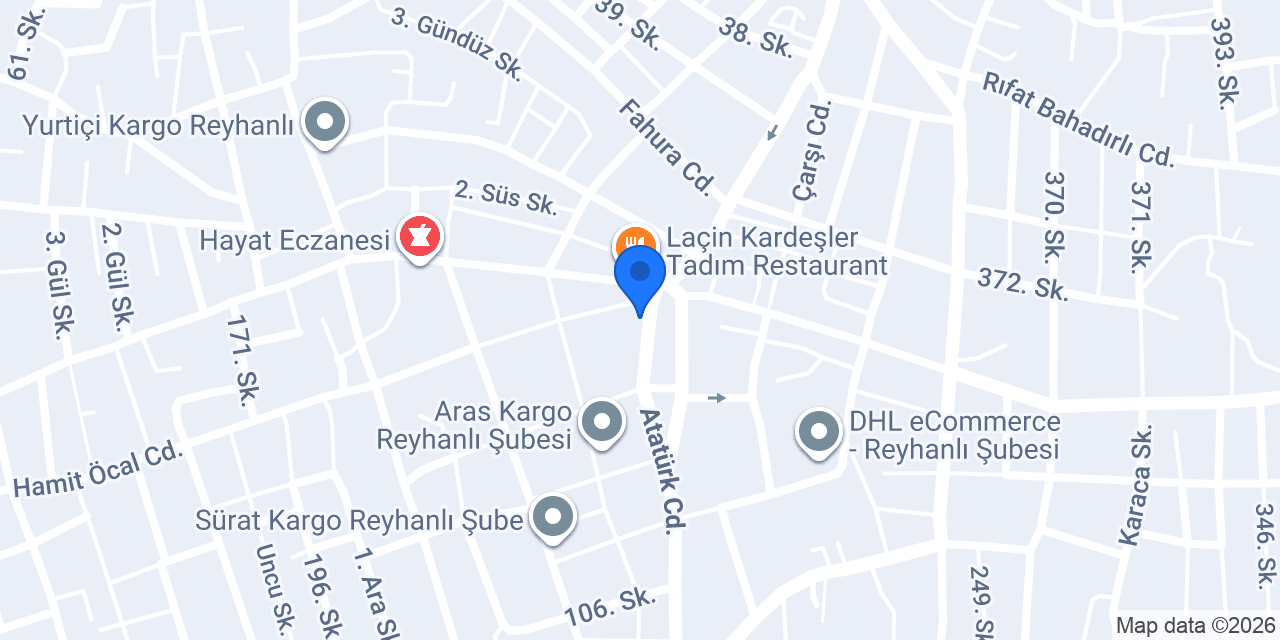 Hayat Sağlık Mer. konumu