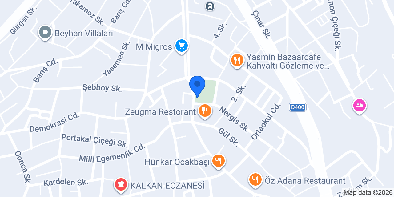 Kalkandent Diş polikliniği konumu