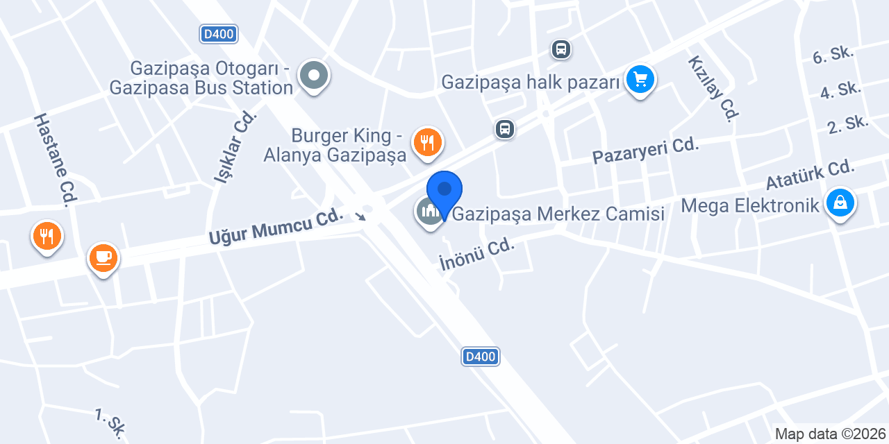 Gazi Döner konumu