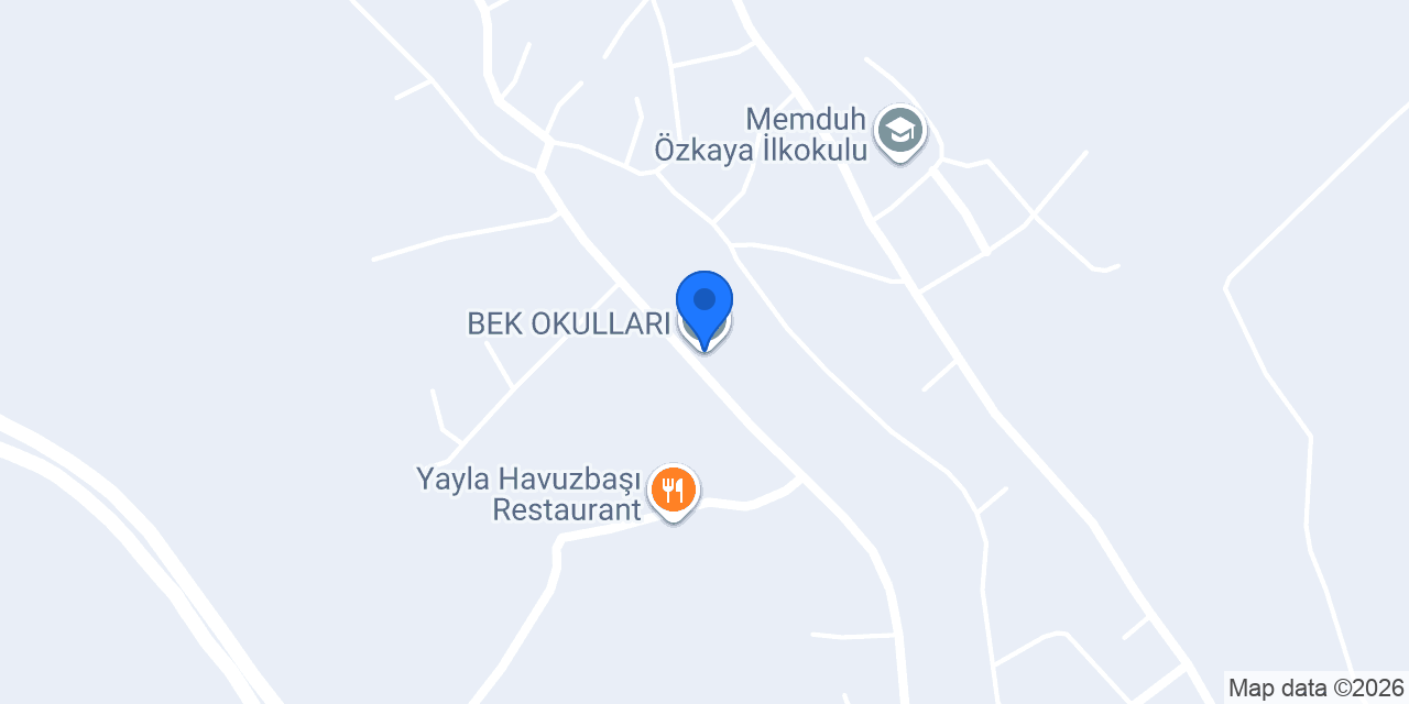 BEK OKULLARI konumu