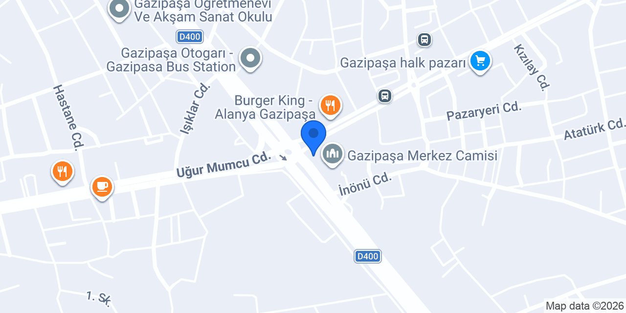 Gazi Oyuncak konumu