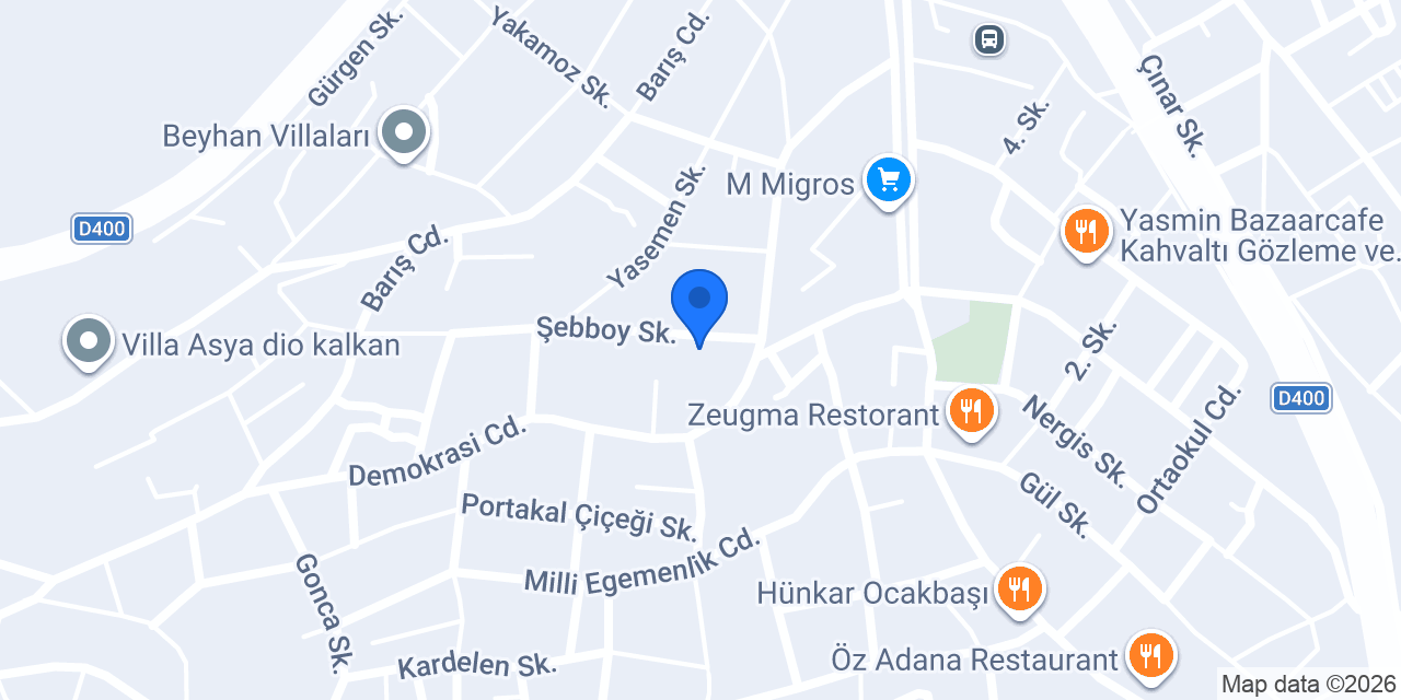 Özel Kalkan Güneşi Anaokulu konumu