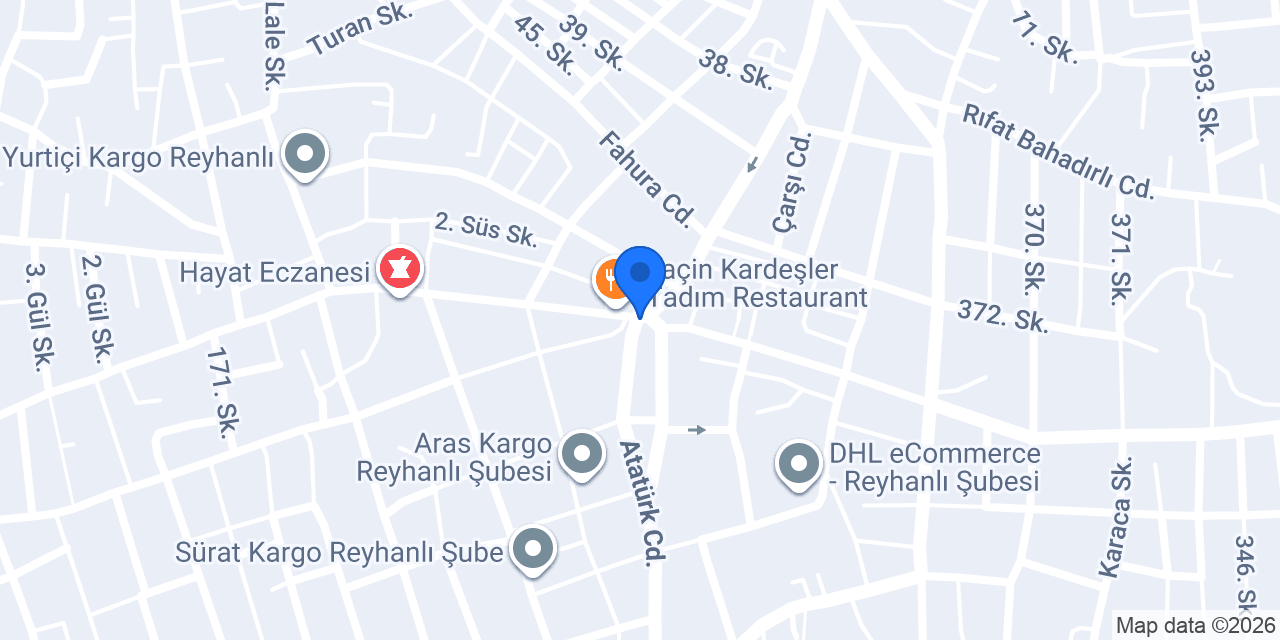 Yelken Döner Reyhanlı konumu
