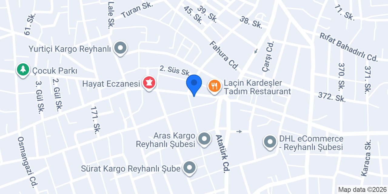 Ahmet Usta Kebap konumu