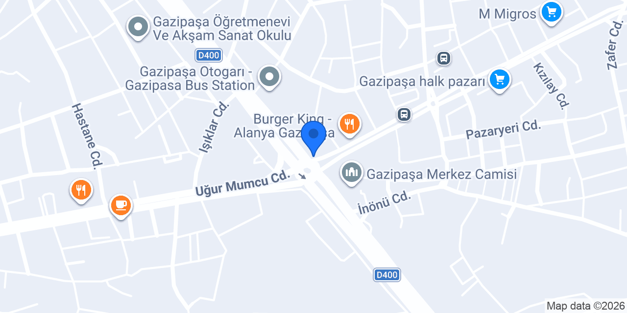 Diyetisyen Büşra Arıcan konumu