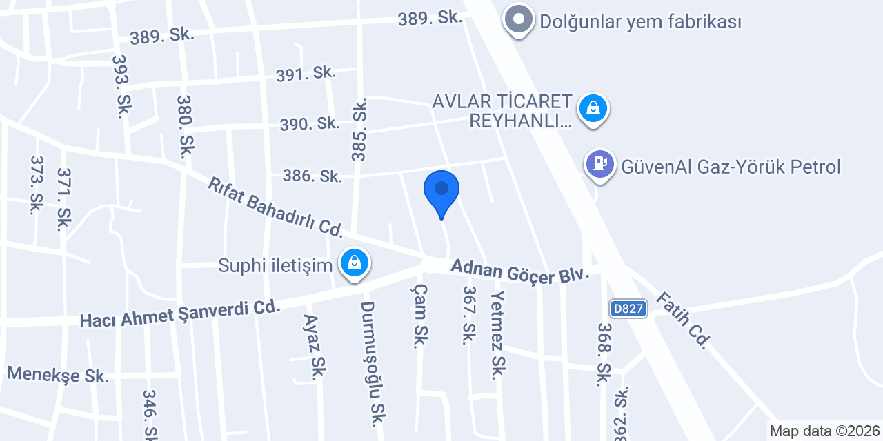 Reyhanlı Nakliyat konumu