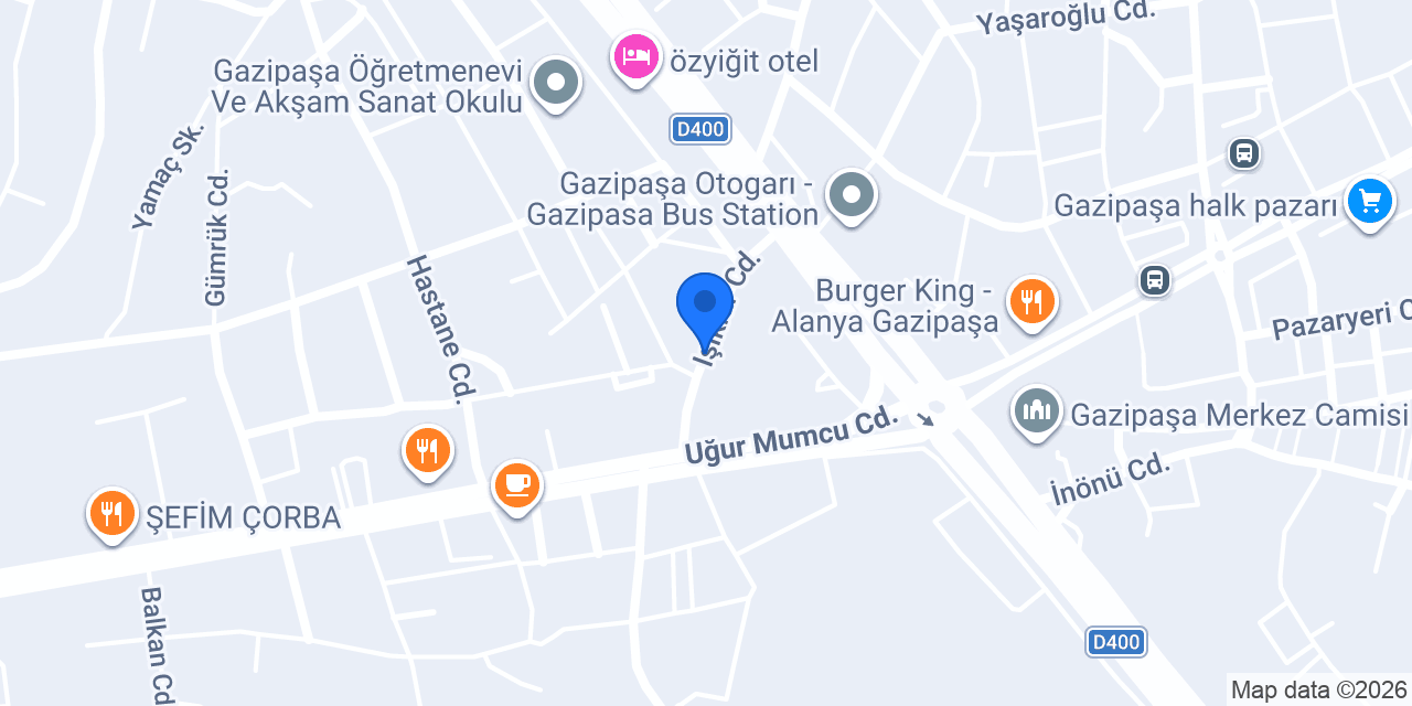 İsa Uğur Kuaför konumu